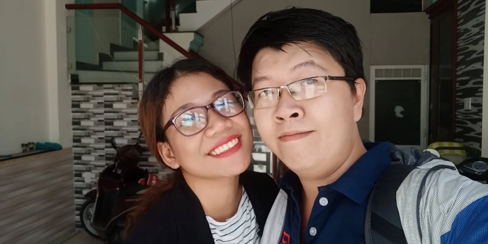The two teachers behind Bright Lives English, smiling together